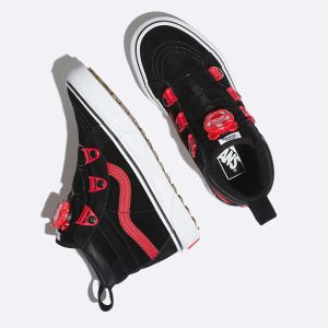 Vans Erkek Çocuk Spor Ayakkabı Sk8-Hi MTE Boa Siyah/Kırmızı | 14241-248